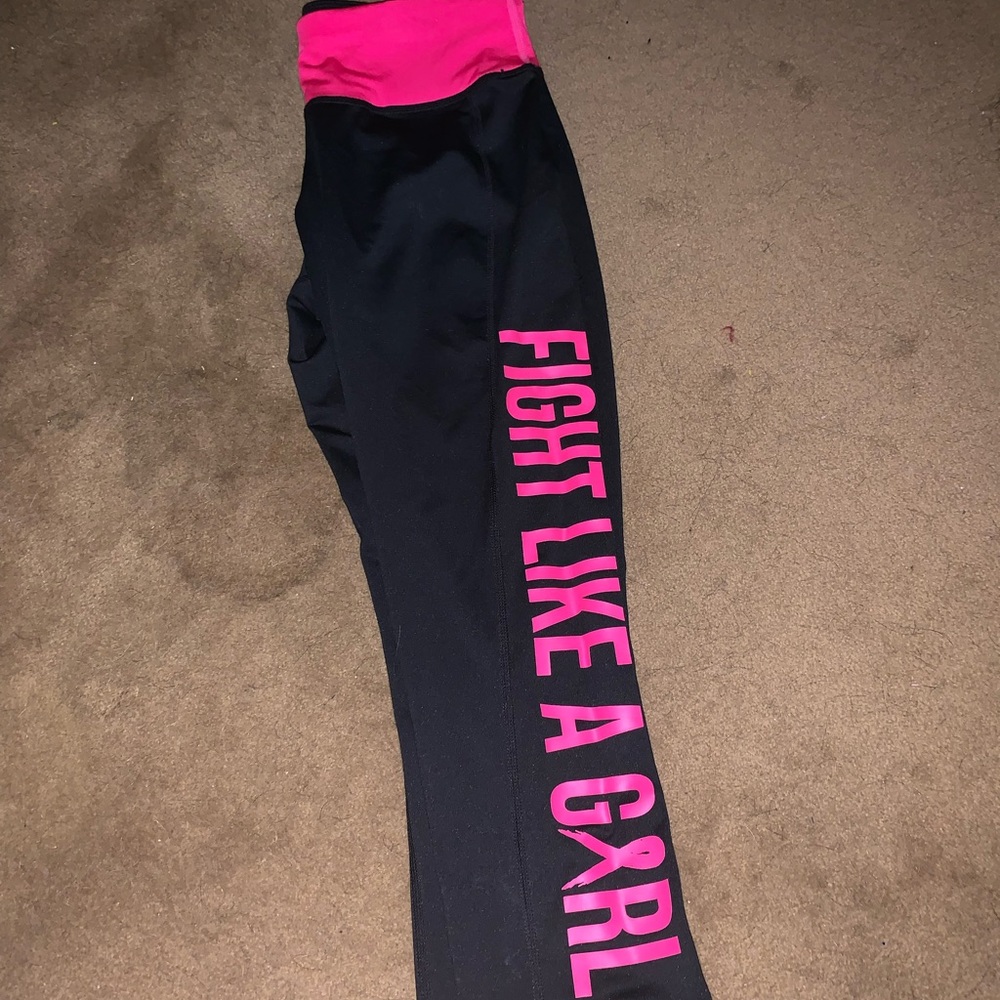 fight like a girl leggings